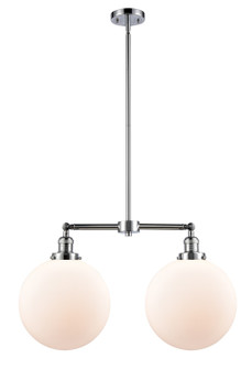 Franklin Restoration LED Island Pendant in Polished Chrome (405|209-PC-G201-12-LED)