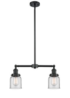 Franklin Restoration Two Light Island Pendant in Oil Rubbed Bronze (405|209-OB-G52)
