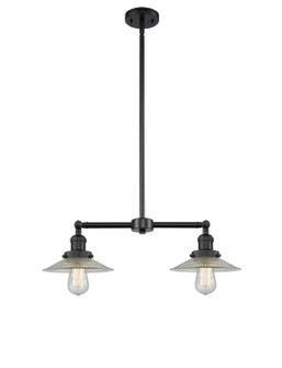 Franklin Restoration LED Island Pendant in Matte Black (405|209-BK-G2-LED)