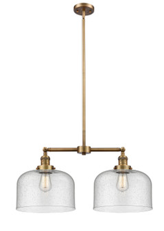 Franklin Restoration LED Island Pendant in Brushed Brass (405|209-BB-G74-L-LED)