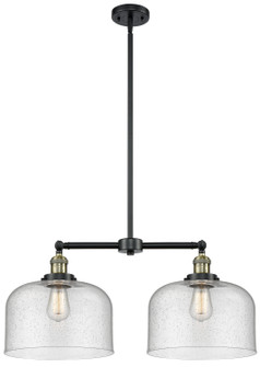 Franklin Restoration LED Island Pendant in Black Antique Brass (405|209-BAB-G74-L-LED)