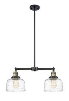 Franklin Restoration LED Island Pendant in Black Antique Brass (405|209-BAB-G713-LED)