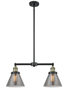 Franklin Restoration LED Island Pendant in Black Antique Brass (405|209-BAB-G43-LED)