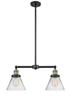 Franklin Restoration LED Island Pendant in Black Antique Brass (405|209-BAB-G42-LED)