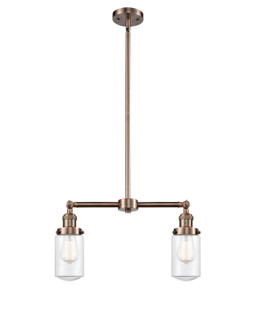 Franklin Restoration LED Island Pendant in Antique Copper (405|209-AC-G312-LED)