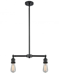 Franklin Restoration Two Light Island Pendant in Antique Copper (405|209-AC)