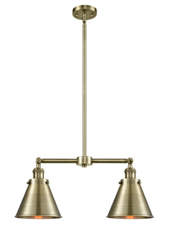 Franklin Restoration LED Island Pendant in Antique Brass (405|209-AB-M13-AB-LED)
