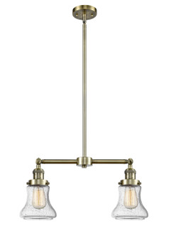 Franklin Restoration LED Island Pendant in Antique Brass (405|209-AB-G194-LED)