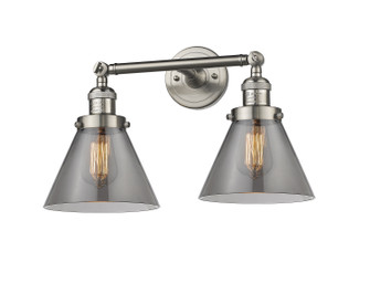 Franklin Restoration Two Light Bath Vanity in Brushed Satin Nickel (405|208-SN-G43)