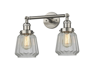 Franklin Restoration LED Bath Vanity in Brushed Satin Nickel (405|208-SN-G142-LED) Franklin Restoration LED Bath Vanity in Brushed Satin Nickel (405|208-SN-G142-LED)