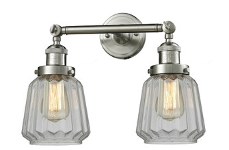 Franklin Restoration Two Light Bath Vanity in Brushed Satin Nickel (405|208-SN-G142)