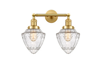 Franklin Restoration LED Bath Vanity in Satin Gold (405|208-SG-G664-7-LED)