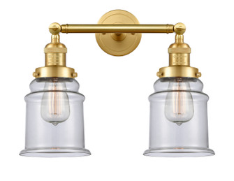 Franklin Restoration Two Light Bath Vanity in Satin Gold (405|208-SG-G182)