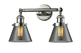 Franklin Restoration Two Light Bath Vanity in Polished Nickel (405|208-PN-G63)