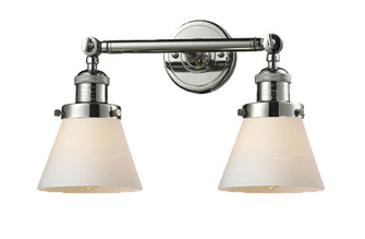 Franklin Restoration Two Light Bath Vanity in Polished Nickel (405|208-PN-G61)