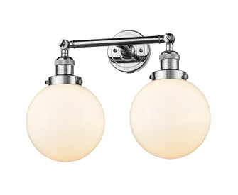 Franklin Restoration LED Bath Vanity in Polished Chrome (405|208-PC-G201-8-LED)
