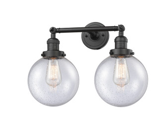 Franklin Restoration Two Light Bath Vanity in Oil Rubbed Bronze (405|208-OB-G204-8)