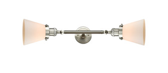 Franklin Restoration Two Light Bath Vanity in Brushed Satin Nickel (405|208L-SN-G61)