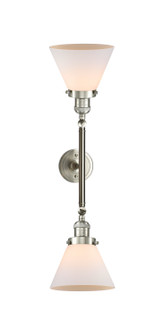Franklin Restoration Two Light Bath Vanity in Brushed Satin Nickel (405|208L-SN-G41)