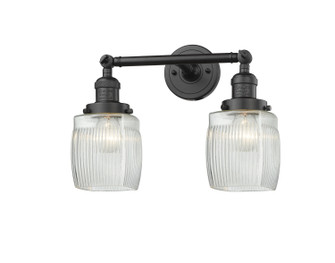 Franklin Restoration Two Light Bath Vanity in Oil Rubbed Bronze (405|208L-OB-G302)