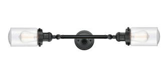 Franklin Restoration LED Bath Vanity in Matte Black (405|208L-BK-G314-LED)