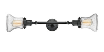Franklin Restoration LED Bath Vanity in Matte Black (405|208L-BK-G194-LED)