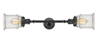 Franklin Restoration LED Bath Vanity in Matte Black (405|208L-BK-G184-LED)