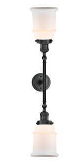 Franklin Restoration LED Bath Vanity in Matte Black (405|208L-BK-G181-LED)
