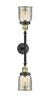 Franklin Restoration Two Light Bath Vanity in Black Antique Brass (405|208L-BAB-G58)