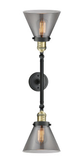 Franklin Restoration LED Bath Vanity in Black Antique Brass (405|208L-BAB-G43-LED)