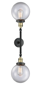 Franklin Restoration LED Bath Vanity in Black Antique Brass (405|208L-BAB-G202-8-LED)