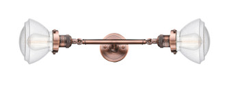 Franklin Restoration LED Bath Vanity in Antique Copper (405|208L-AC-G324-LED)