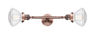 Franklin Restoration LED Bath Vanity in Antique Copper (405|208L-AC-G322-LED)