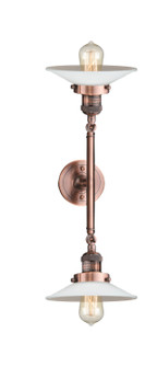 Franklin Restoration LED Bath Vanity in Antique Copper (405|208L-AC-G1-LED)