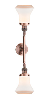 Franklin Restoration LED Bath Vanity in Antique Copper (405|208L-AC-G191-LED)
