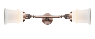 Franklin Restoration Two Light Bath Vanity in Antique Copper (405|208L-AC-G181)
