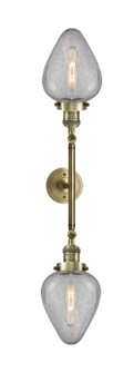 Franklin Restoration LED Bath Vanity in Antique Brass (405|208L-AB-G165-LED)