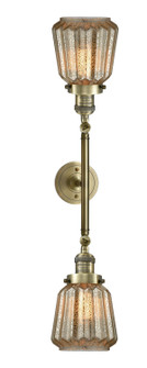 Franklin Restoration LED Bath Vanity in Antique Brass (405|208L-AB-G146-LED)