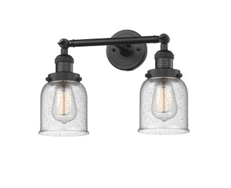 Franklin Restoration Two Light Bath Vanity in Matte Black (405|208-BK-G54)