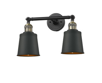 Franklin Restoration Two Light Bath Vanity in Black Antique Brass (405|208-BAB-M9-AB)