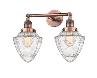 Franklin Restoration Two Light Bath Vanity in Antique Copper (405|208-AC-G664-7)