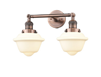 Franklin Restoration LED Bath Vanity in Antique Copper (405|208-AC-G531-LED)