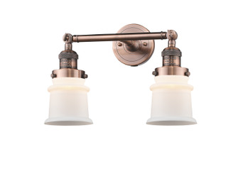 Franklin Restoration Two Light Bath Vanity in Antique Copper (405|208-AC-G181S)