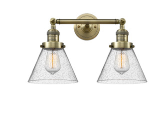 Franklin Restoration LED Bath Vanity in Antique Brass (405|208-AB-G44-LED)