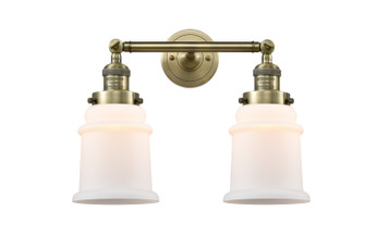 Franklin Restoration Two Light Bath Vanity in Antique Brass (405|208-AB-G181)