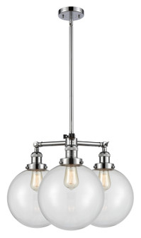 Franklin Restoration LED Chandelier in Polished Chrome (405|207-PC-G202-10-LED)