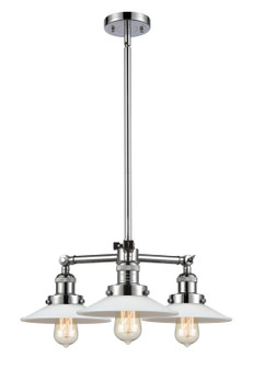 Franklin Restoration Three Light Chandelier in Polished Chrome (405|207-PC-G1)