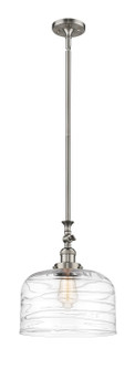 Franklin Restoration One Light Mini Pendant in Brushed Satin Nickel (405|206-SN-G713-L)
