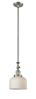 Franklin Restoration One Light Mini Pendant in Brushed Satin Nickel (405|206-SN-G71)