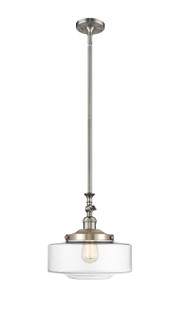 Franklin Restoration One Light Mini Pendant in Brushed Satin Nickel (405|206-SN-G692-12)